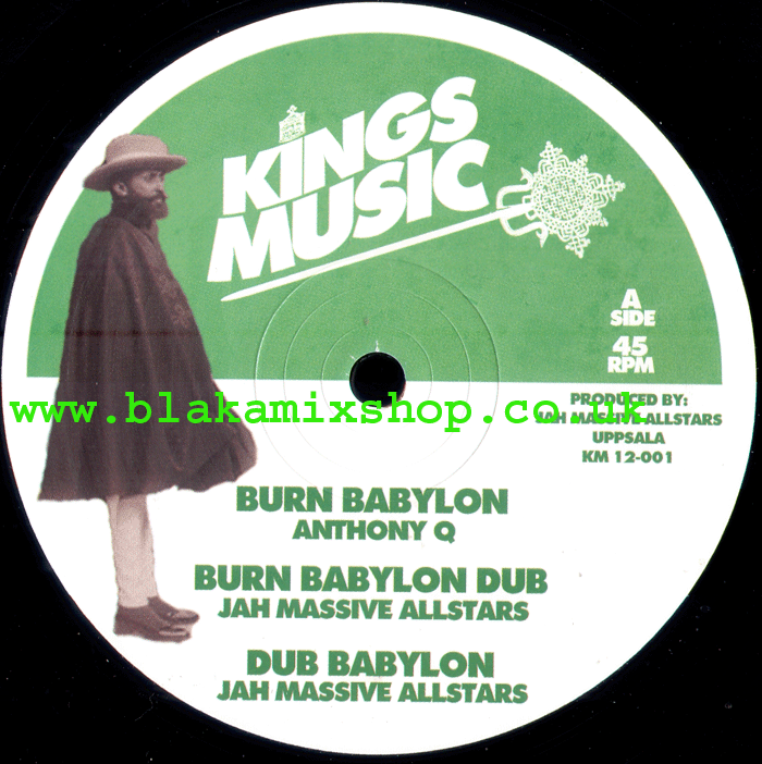 12" Burn Babylon/Word Sound Power- ANTHONY Q/DAN CORN