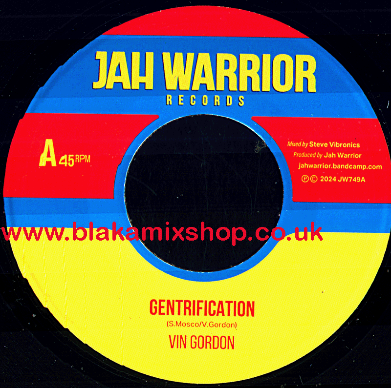 7" Gentrification/Dub VIN GORDON/JAH WARRIOR