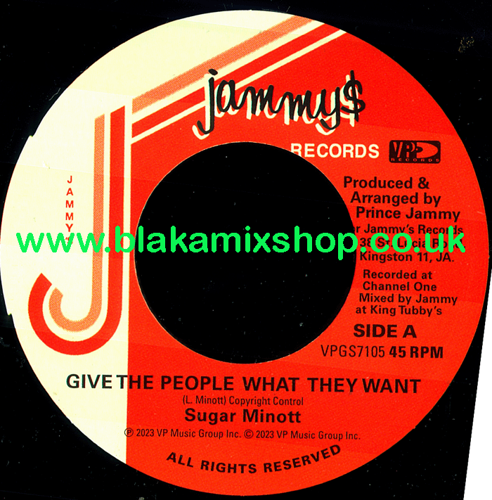 7" Give The People What They Want/Brothers Of The Blade SUGAR