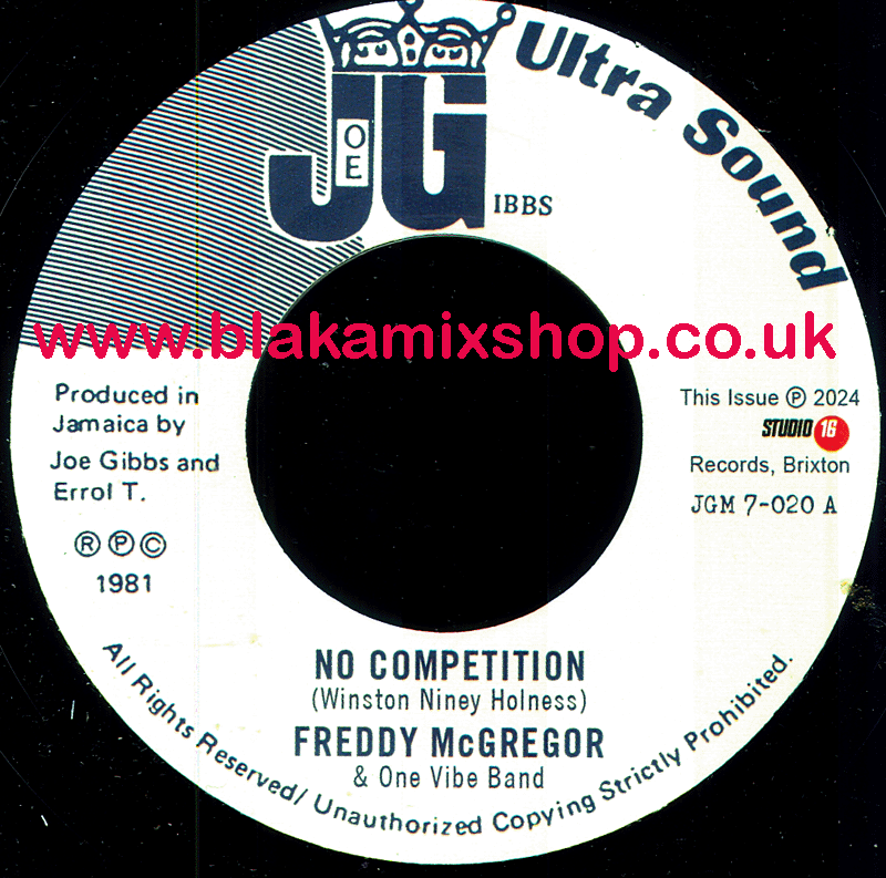 7" No Competition/Version FREDDY McGREGOR