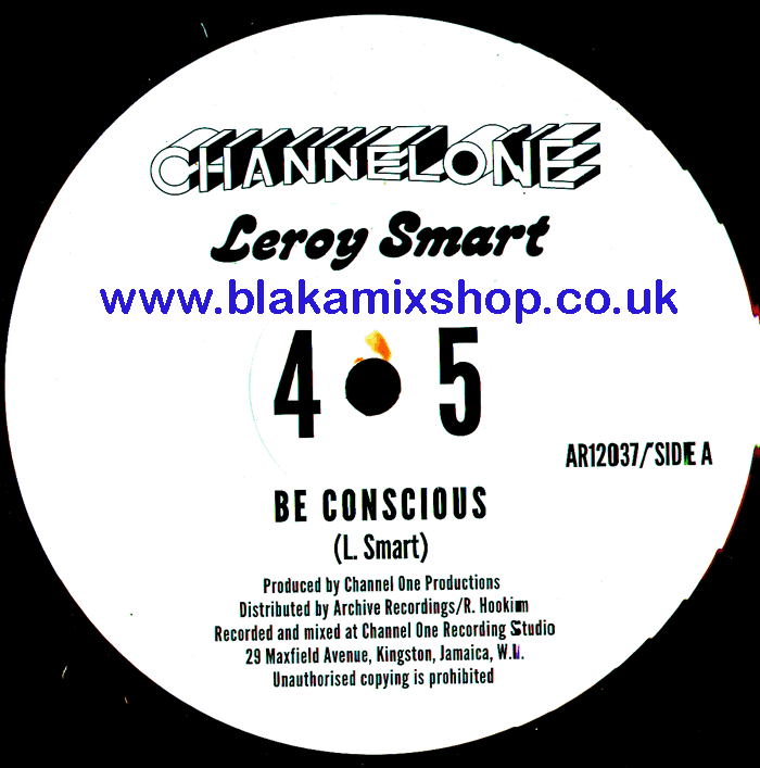 12" Be Conscious/Jah Light LEROY SMART