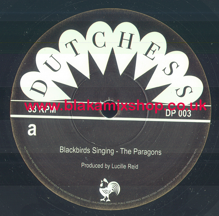 7" Blackbirds Singing/Memories By The Shore THE PARAGONS