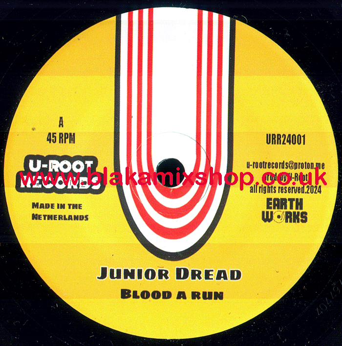 7" Blood A Run/Dub JUNIOR DREAD