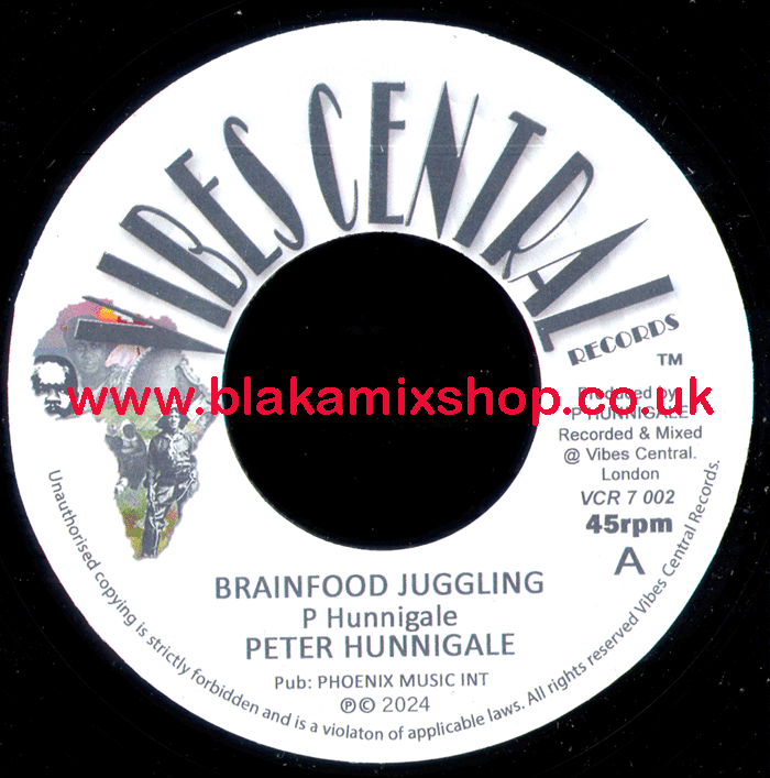 7" Brainfood Juggling/Dub PETER HUNNINGALE