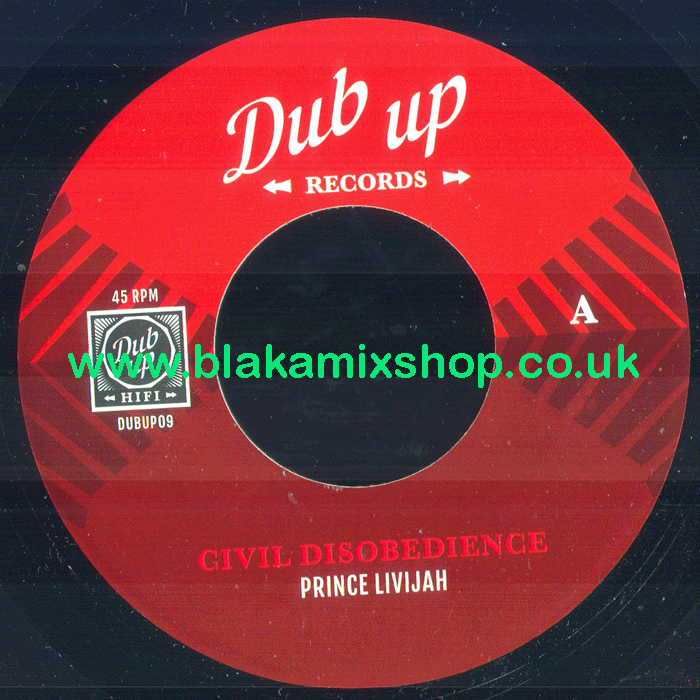 7" Civil Disobedience/Dub PRINCE LIVIJAH/ZULU VIBES