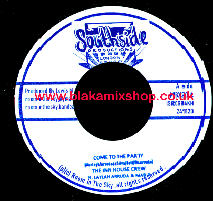 7" Come To The Party/Rock Your Body Baby THE INN HOUSE CREW ft