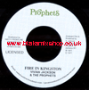 7" Fire In Kingston/Dub VIVIAN JACKSON & THE PROPHETS