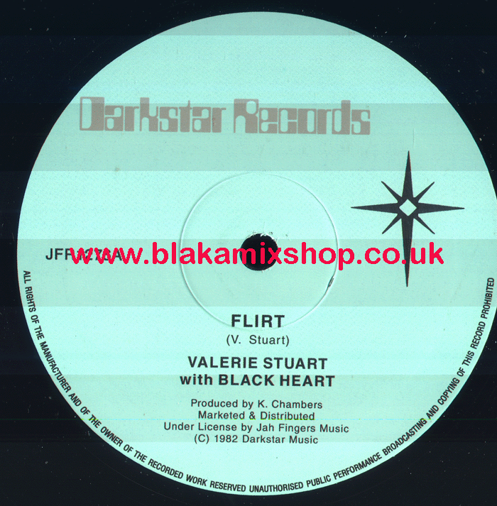 12" Flirt/Maureen VALERIE STUART with BLACK HEART/SAMMY BLACK