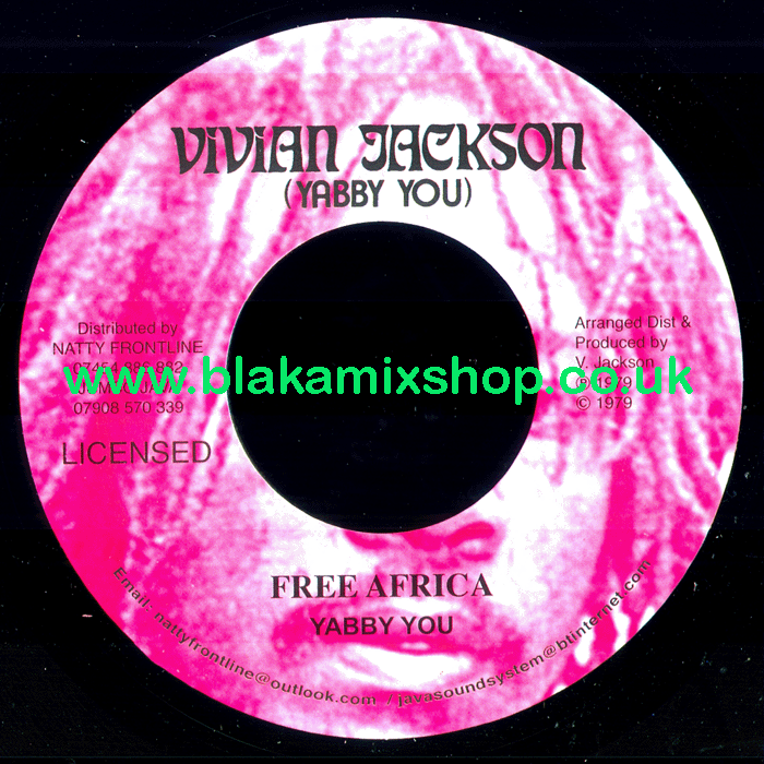 7" Free Africa/Dub YABBY YOU