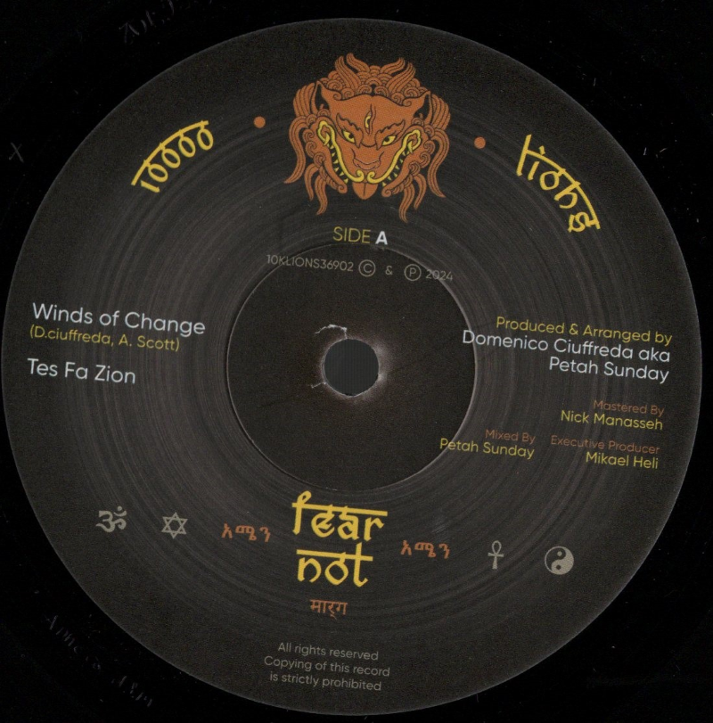 7" Winds Of Change/Dub TES FA ZION