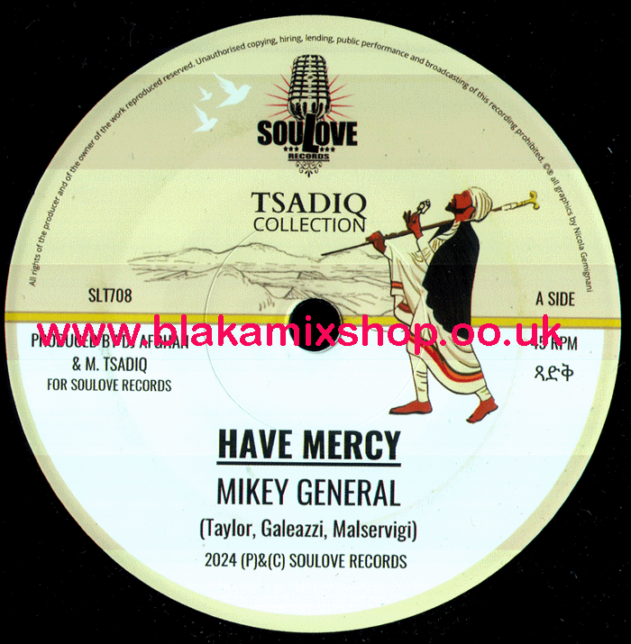 7" Have Mercy/Mercy In dub- Mikey General/Nick Manessah