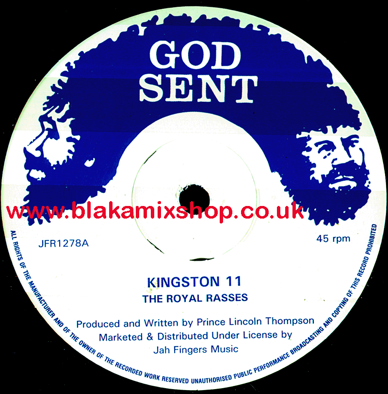 12" Kingston 11/Ain't Nobody Here But Me- THE ROYAL RASSES