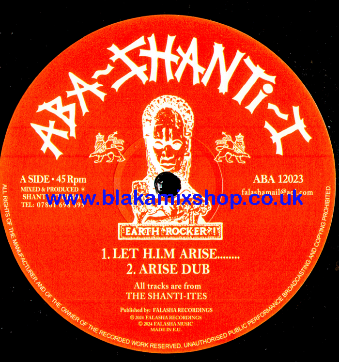 12" Let H.I.M Arise/Emotion THE SHANTI-ITES