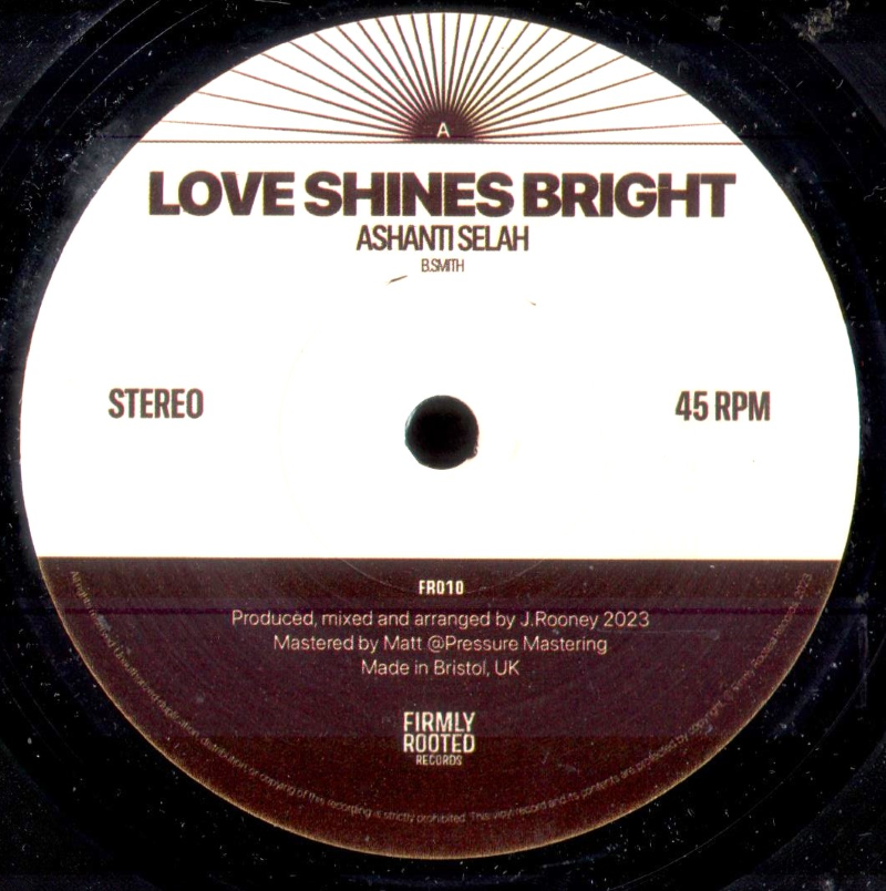 7" Love Shines Bright/Dub ASHANTI SELAH