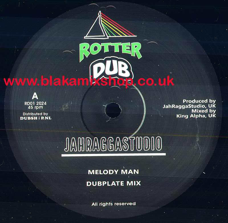 10" Melody Man/Love & Unite- JAH RAGGA STUDIO