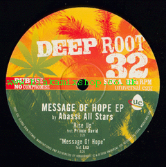 10" Message Of Hope EP ABASSI ALL STARS