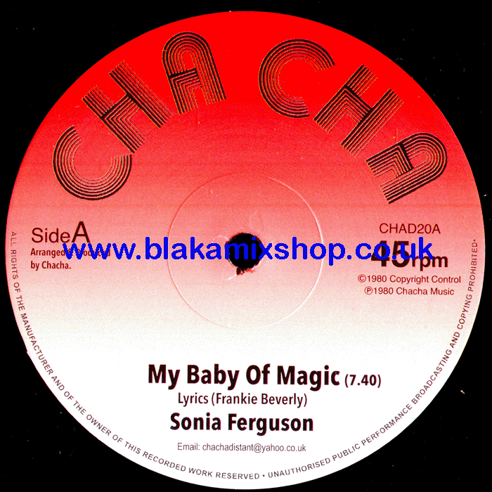 12" My Baby Of Magic/Nigrill Swamp Rock SONIA FERGUSON/OVERNIG