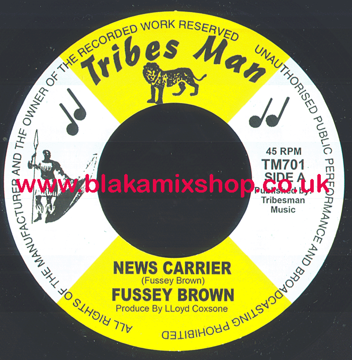 7" News Carrier/Dub FUSSEY BROWN