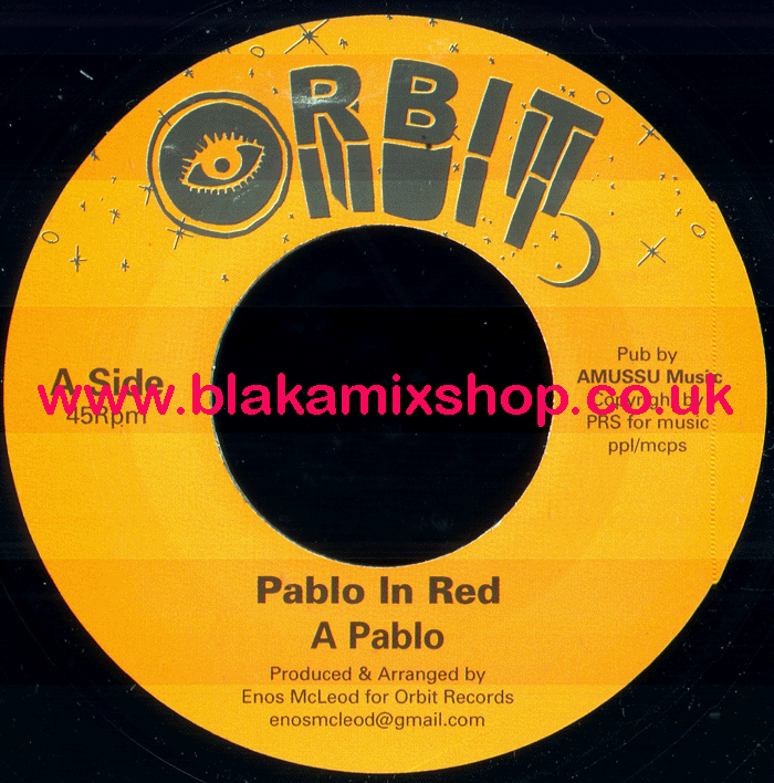 7" Pablo In Red/Version  A. PABLO