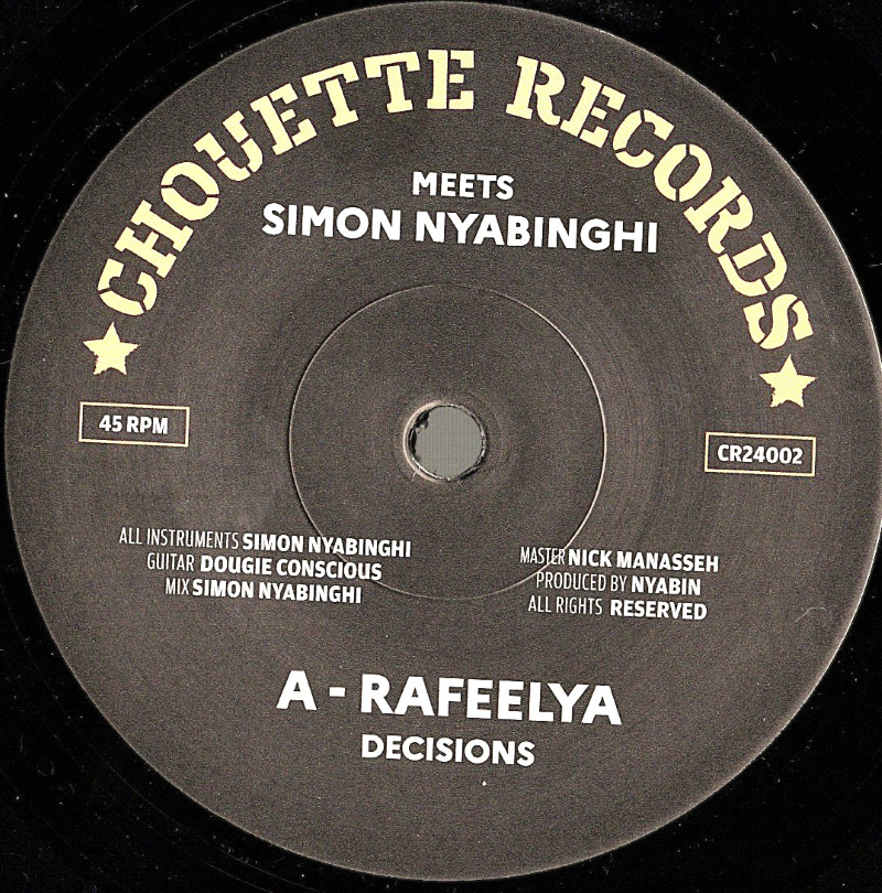 7" Decisions/Dub RAFEELYA