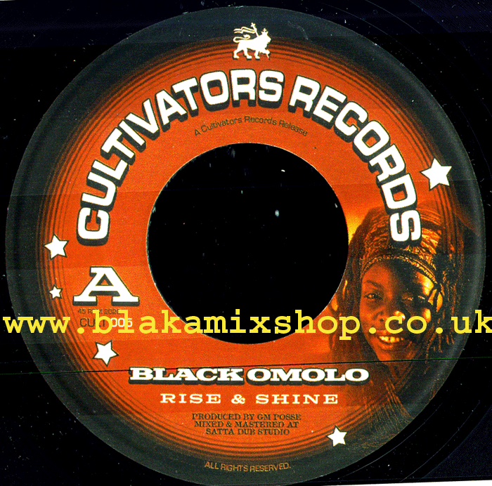 7" Rise & Shine/Rise & Dub BLACK OMOLO