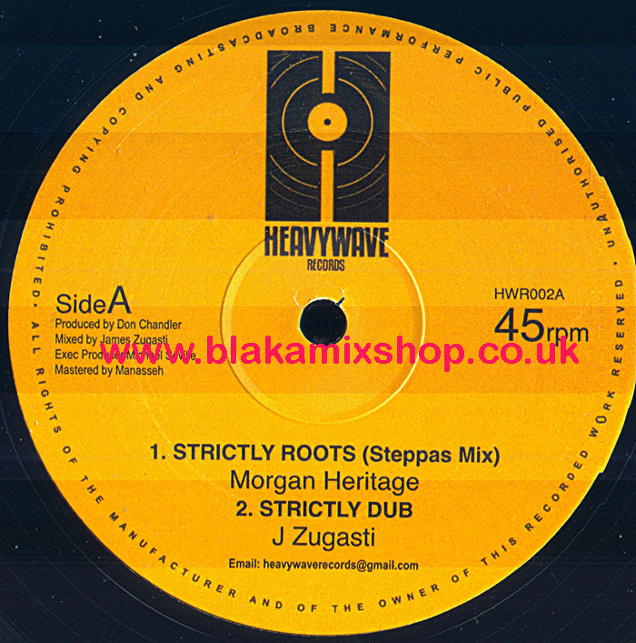 12" Strictly Roots [4 Mixes]  MORGAN HERITAGE/SARAH TOBIAS/J Z