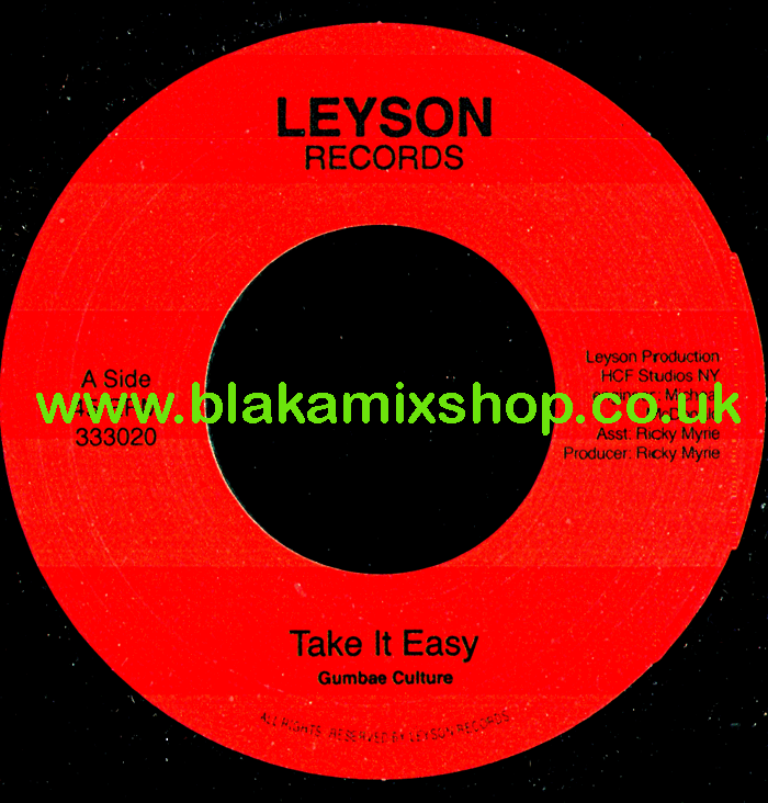 7" Take It Easy/Version GUMBAE CULTURE