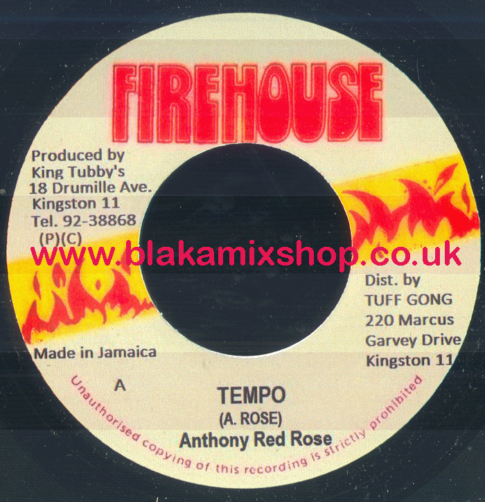 7" Tempo/Version ANTHONY RED ROSE