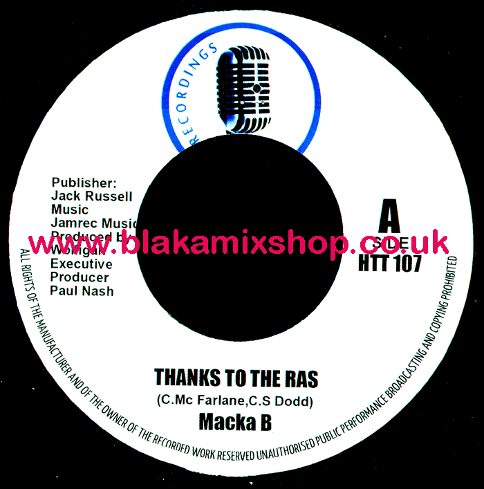 7" Thanks To The Ras/Sky Matic MACKA B