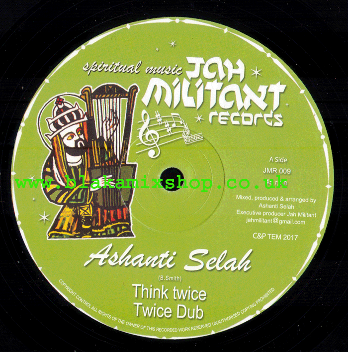 12" Think Twice/Majestic Livity  ASHANTI SELAH/ASHANTI SELAH &