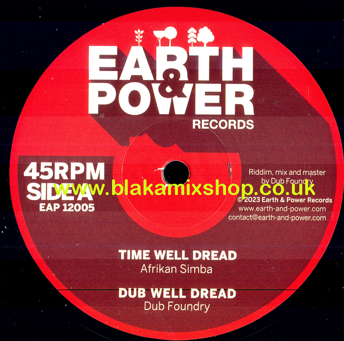 12" Time Well Dread/One For The Warriors AFRIKAN SIMBA/RANKING