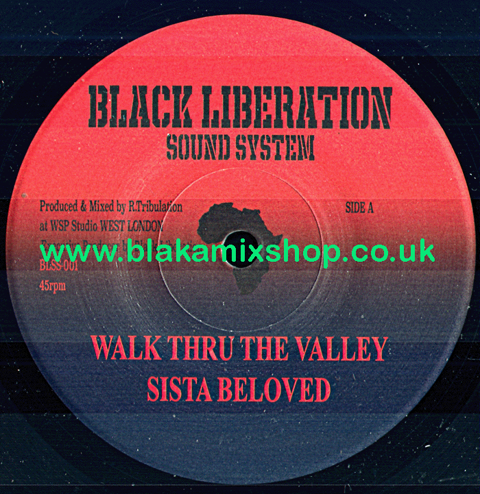 7" Walk Thru The Valley/Dub SISTA BELOVED/TRIBULATION ALLSTARS